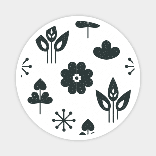 Ethnic floral pattern Magnet